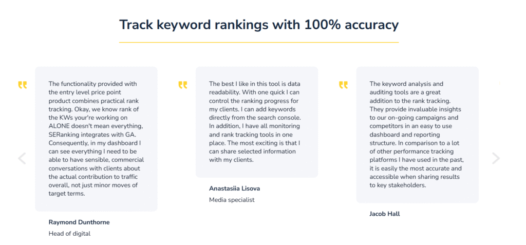 SE Ranking: Reviews and Testimonials