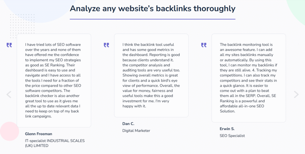 SE Ranking: Reviews and Testimonials
