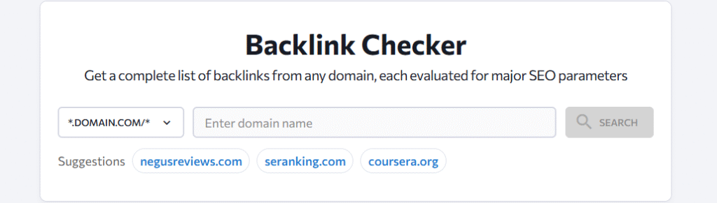 SE Ranking: Backlink Checker